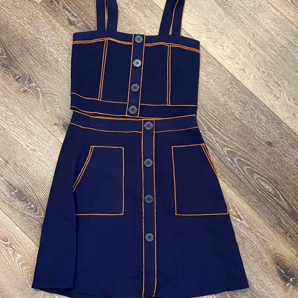 Like new Sandro Navy set